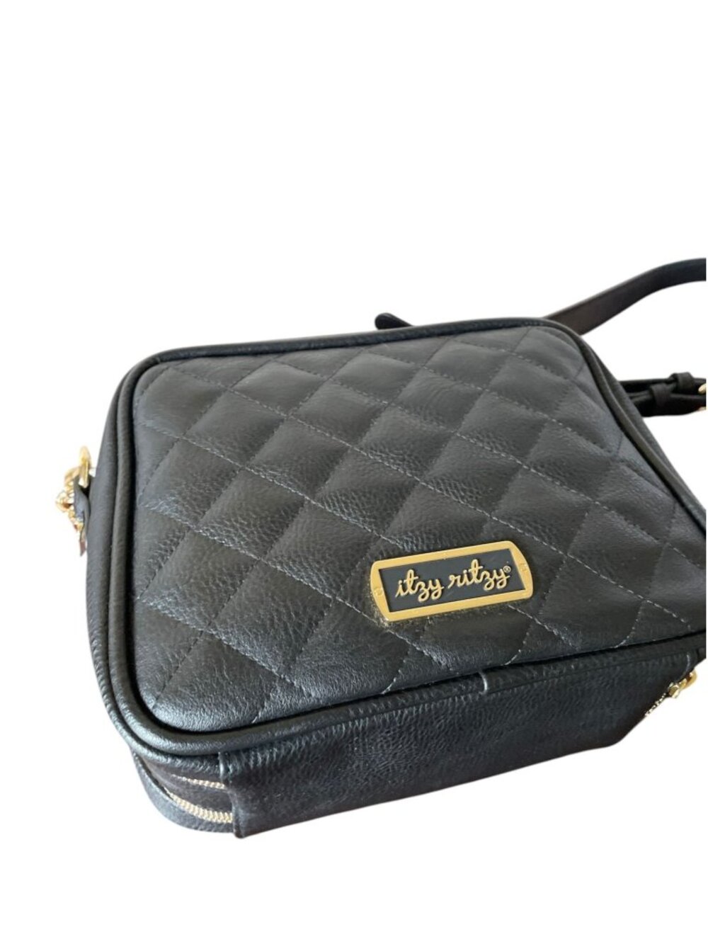 Itzy Ritzy Double Take Crossbody Diaper Bag - Black - Picture 15 of 16